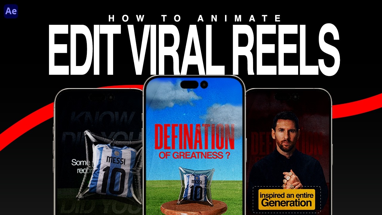 How to EDIT Viral Reels in After Effects | After Effects Tutorial | Edit With Madhav | Part - 1