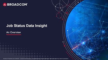 AAI - Working with the Job Status Data Insight