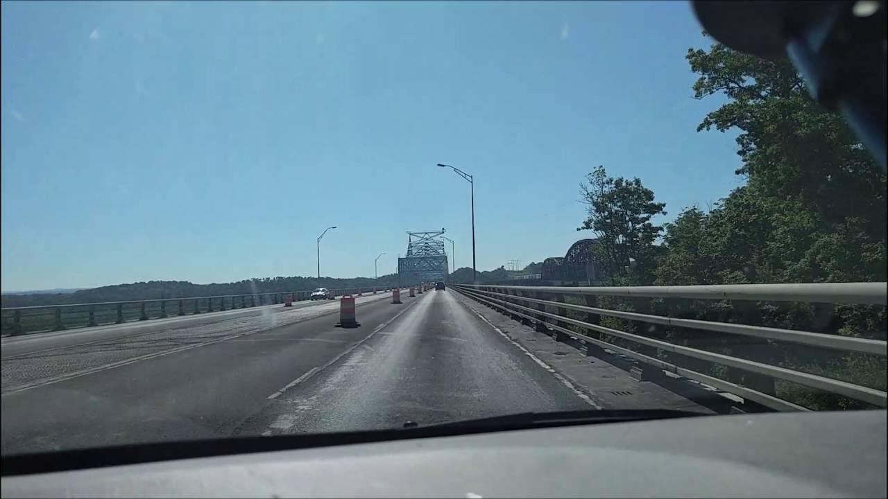 Driving over the CastletononHudson Bridge YouTube