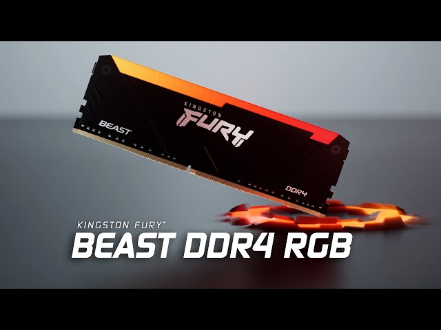 DDR4 RGB Memory with speeds up to 3733MT/s – Kingston FURY Beast