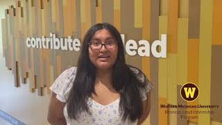 Broncos Lead Internship Program - Ana Rydzewski