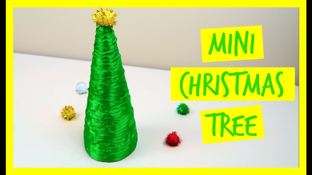 DIY Mini Christmas Tree | How to make Tabletop Christmas Tree | Ali ...