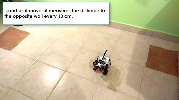 Measuring distance with an EV3 robot