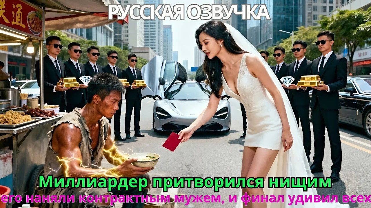 Миллиардер притворился нищим — его наняли контрактным мужем, и финал удивил всех#дорама #drama #2025