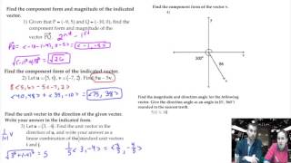 Precalculus Chapter 6 Review #1-5