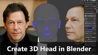 How to Create 3D Head in Blender using Face Builder | Modeling Tutorial in Hindi / Urdu | HDsheet