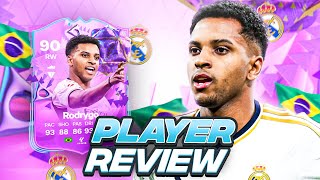 5⭐ SKILL MOVES! 90 ULTIMATE BIRTHDAY RODRYGO PLAYER REVIEW | FC 24 Ultimate Team