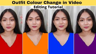 Clothes color change in video editing tutorial | outfit colour grading app |  kaise banaye, remover screenshot 2