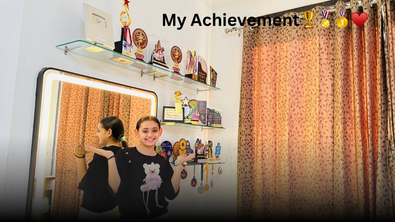 My big achievement trophy award🏆🏅🥇