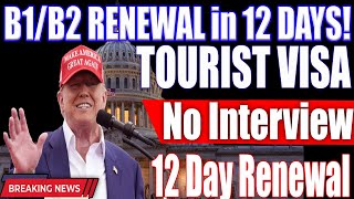 US Visa Renewal WITHOUT Interview in 12 Days | B1/B2 Dropbox Appointment | Interview Waiver Process