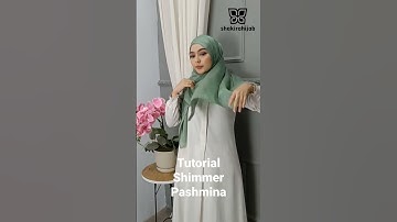 Tutorial Shimmer Pashmina