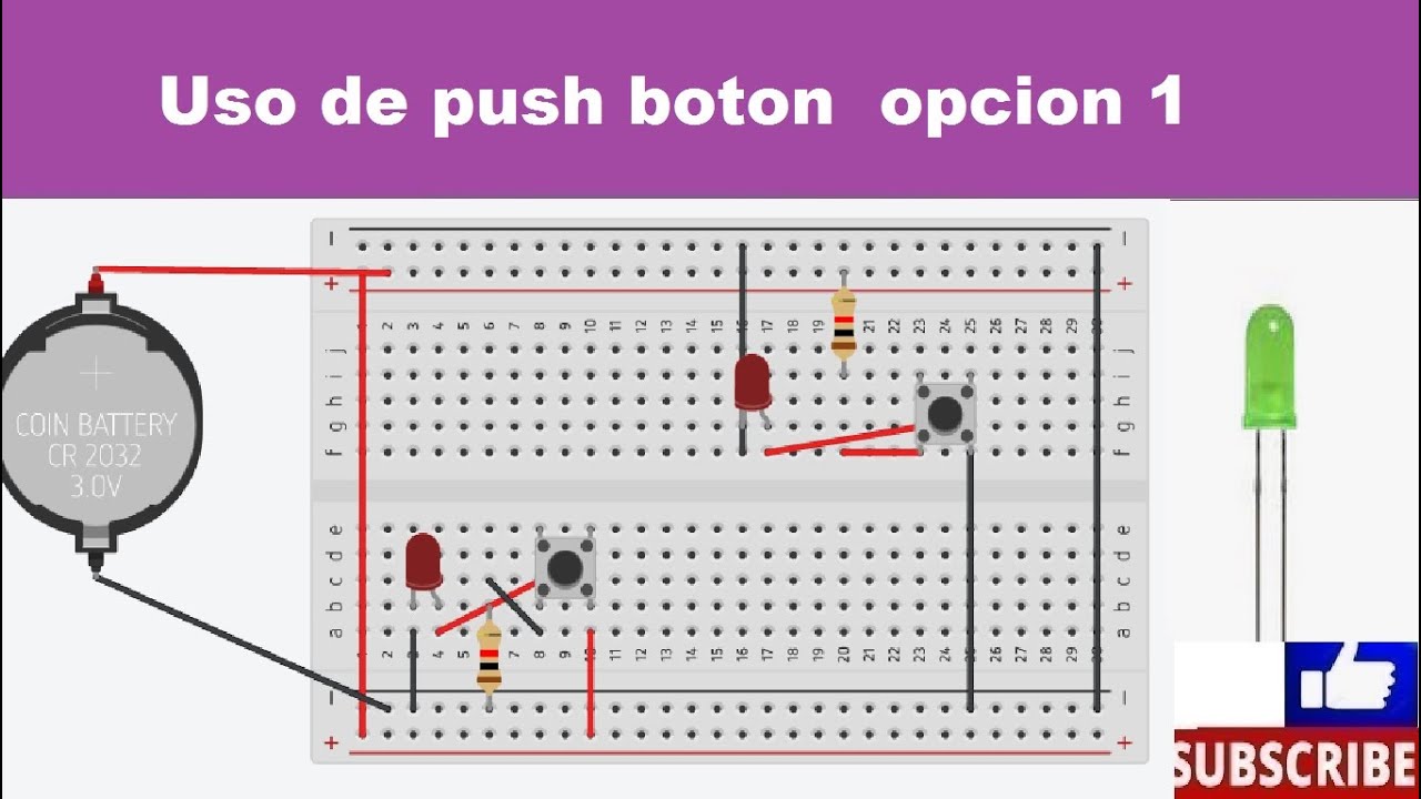 Curso Arduino parte 11 Uso de push boton - YouTube