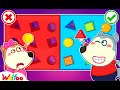 Wolfoo Helps Lucy How to Learn Shape - Geometric Shape Challenge With Wolfoo | Wolfoo Family