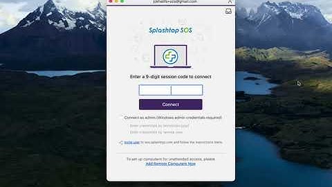 Demo: Splashtop On-Demand Support