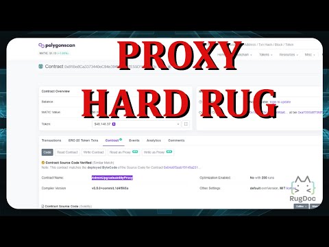 The Proxy Code Exploit Hard Rug Pull