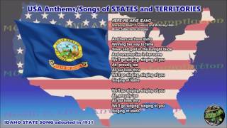 Idaho State Song HERE WE HAVE IDAHO with vocal and lyrics