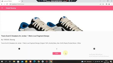 "Demo Aplikasi Keranjang Belanja Toko Sepatu Pada UAS Pemrograman Perangkat Bergerak"