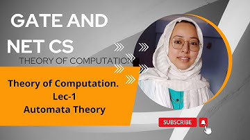 THEORY OF COMPUTATION,OR  AUTOMATA THEORY ( INTRODUCTION TO AUTOMATA) LEC - 1