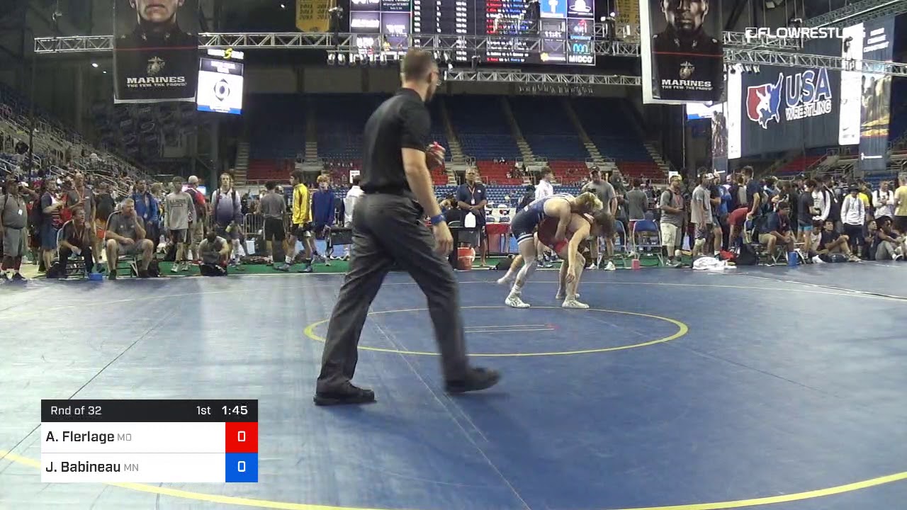120 Lbs Rnd Of 32 Alex Flerlage Missouri Vs John Babineau Minnesota