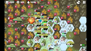North Korean army surrounds Seoul in Armchair Commander game screenshot 1