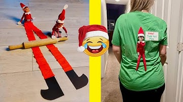 2025 Hilarious ELF ON THE SHELF Ideas That Went WAY Too Far 😂 (Part 4) | Adriana Minadi