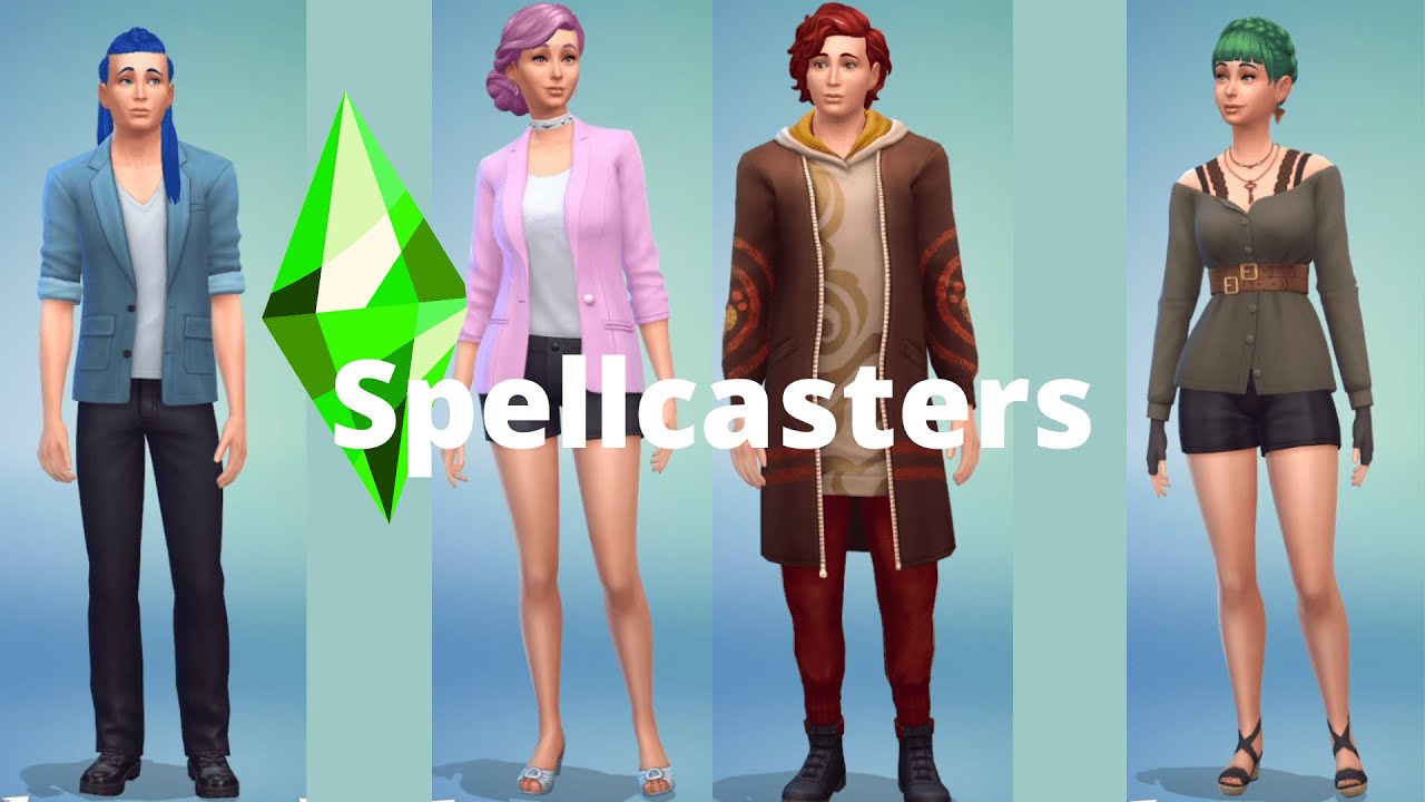 The sims 4 [Spellcasters] CAS - YouTube