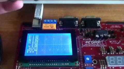 Pic Expert Osciloscopio - PIC18F4550 Development board as Oscilloscope