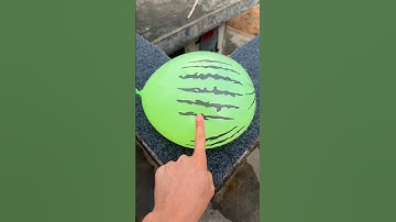 Experiment: Will a water balloon explode if it rolls down a tall building? 💥🎈#shorts