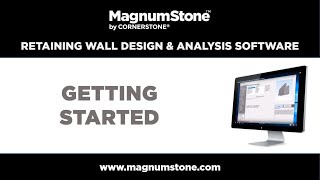 MagnumStone REA Wall Design &amp; Analysis Software Tutorial - Part 1: Getting Started