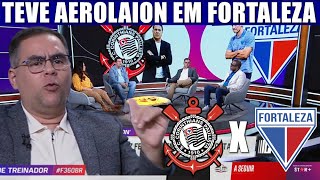 TEVE AEROLAION NO EMBARQUE DO TIME CORINTHIANS X FORTALEZA