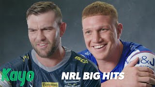 NRL Players React | Big Hits of the Decade | Kayo Sports