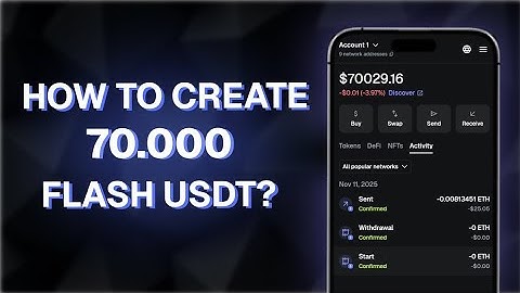 How to create 70000 Flash USDT | make usdt flash in 2025