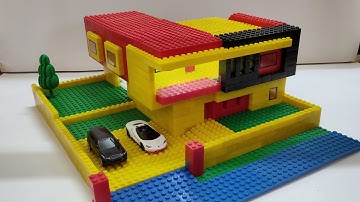 How to make a unique modern house using Peacock architecture set | Modern house 6