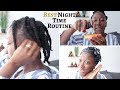 Best Night Time Routine For Thin/Fine Natural Hair || Adede