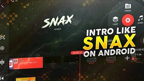 How to make Intro like SNAX Gaming on android //Stryker Leap Gaming