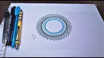 draw geometric patterns || drawing lines pattern _  zentangle || #zentangle #geometricpattern