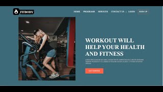 How to Make a Responsive Fitness Website in HTML CSS | Gym Website Landing Page | Health Website screenshot 4