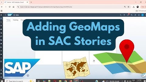 Geo Maps in SAC Story | SAC Latest Tutorial for Beginners