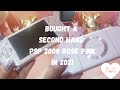 psp 2000 rose pink |bought a second hand in 2021|