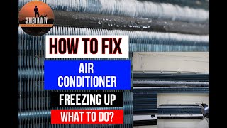 DIY How To Fix Air Conditioner Freezing Up (Tagalog) #SkilledmanTv #freezing #aircon #icing