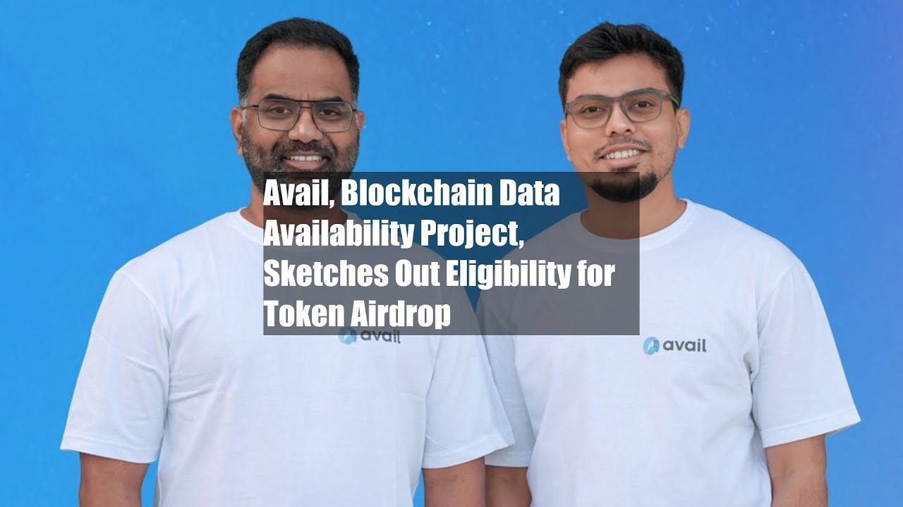 Avail, Blockchain Data Availability Project, Sketches Out Eligibility for Token Airdrop