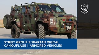 Streit Groups Spartan Digital Camouflage | Armored Vehicles
SPARTAN Armored Security Vehicle is a modular vehicle which can be adapted for mission specific tasks, including, peace
keeping operations and convoy escort, EOD, Ambulance and Urban and Border Patrol. Its impressive power generated by
V8 engine ensures power and resilience through all terrains. The standard crew configuration is a crew of 10 plus driver and
commander. Seating arrangements for crew can be adapted as per mission and vehicle module.
Visit Indoor Stand No.12-A40; Outdoor Stand No. CP-219; Berth OW; Live Demo at IDEX & NAVDEX 2023.
If you are interested in this range or would like to arrange a meeting with one of our experts, email us at customerservice@armored-cars.com.
For further information about Streit Groups latest products, solutions and technologies, please visit www.armored-cars.com
#StreitGroup #military #militaryvehicles #armoredcar Streit Groups Spartan Digital Camouflage | Armored Vehicles