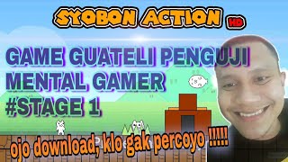 SYOBON ACTION STAGE 1 | GAME PENGUJI MENTAL GAMER SEJATI (OJO DOWNLOAD KLO GAK PERCAYA !!!) screenshot 5