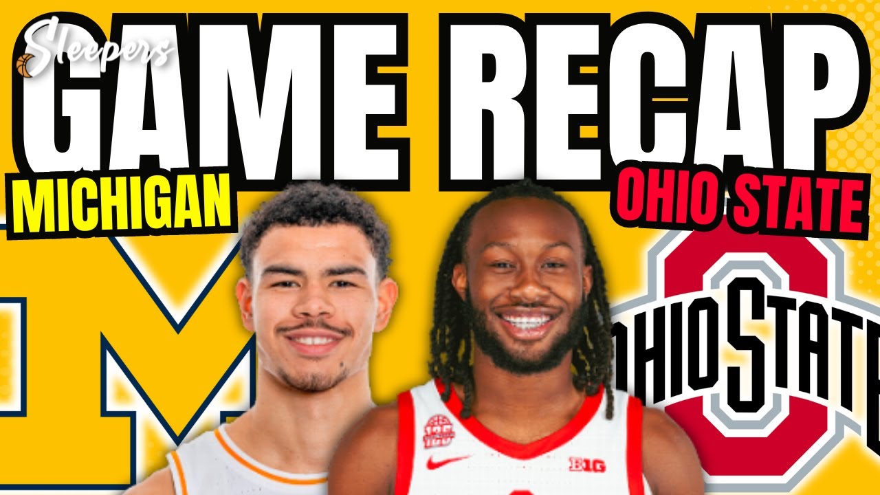 Michigan vs. Ohio State Game Recap YouTube