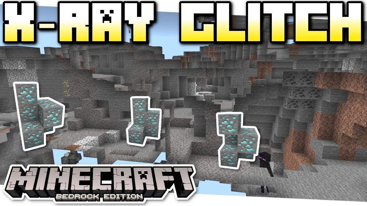 51 Trick How to use xray in minecraft bedrock 116 for Youtuber