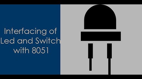led interfacing with 8051