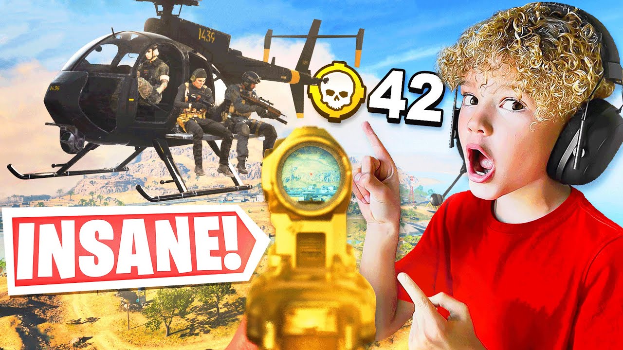 Ready go to ... https://youtu.be/C4kStzCN3bY [ 8 YEAR OLD and DAD in THE MOST INSANE WARZONE GAME EVER!]