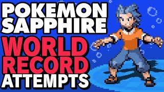 Attempting the Pokemon Sapphire World Record Before Dinner