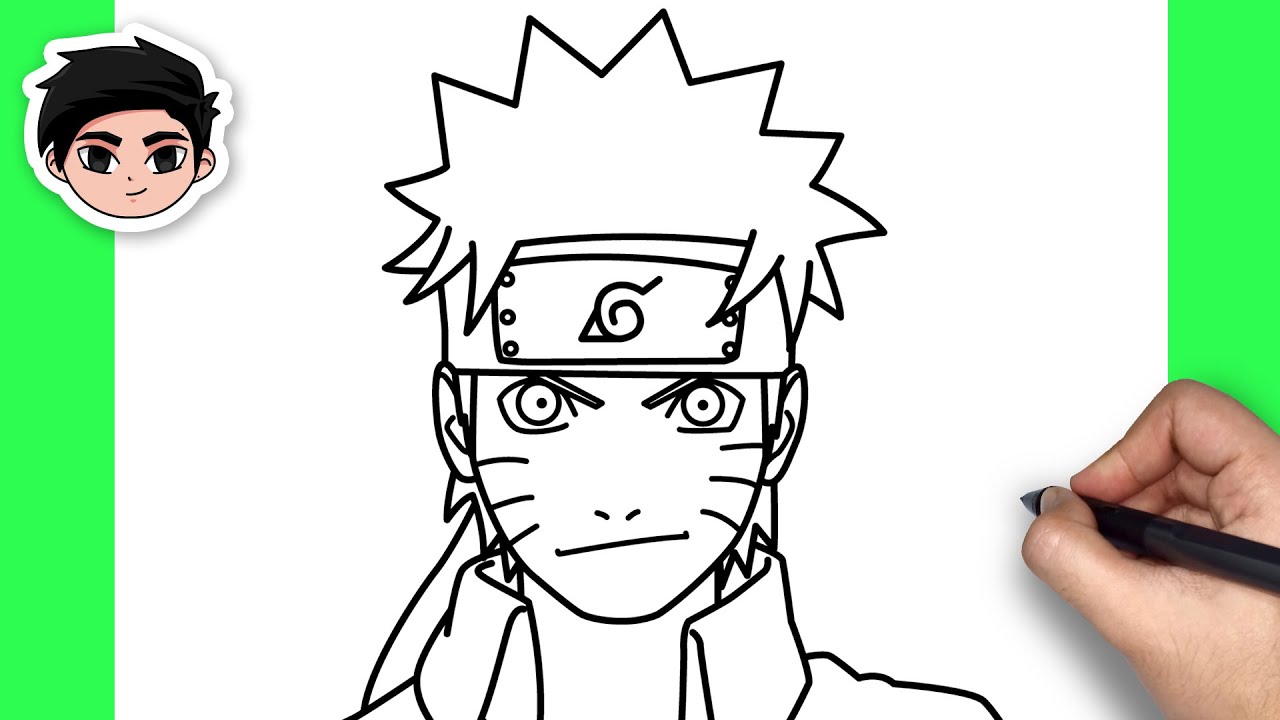 How to draw Naruto Uzumaki