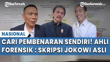 Bongkar Fakta! Ahli Forensik Pernah Serahkan Bukti Skripsi Jokowi ke Roy Suryo, Akhirnya Diblokir